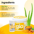 Ozone Instant Glo Bleach Cream for Men & Women | Enriched with Aloe Vera & Turmeric, 43 G (Pack of 3)  from Ozone