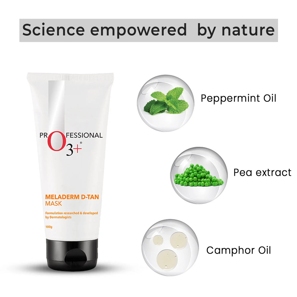O3+ professional Professional Meladerm D Tan Mask (100gm)