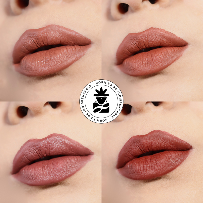 BOBI 4 in1 Lip Kiss Stacker Brown Beauty Liquid Lipstick-8ml