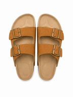 Trueman's London Men’s Double Strap Sandals | Vegan Leather
