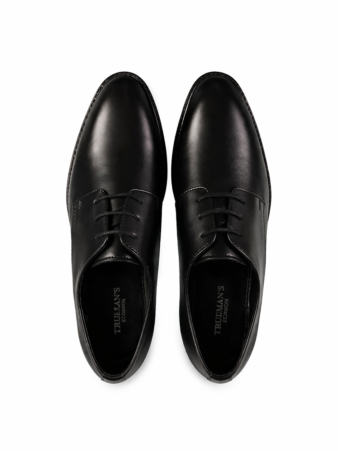 Trueman's London Men’s Plain Derby Shoes | Crust Leather