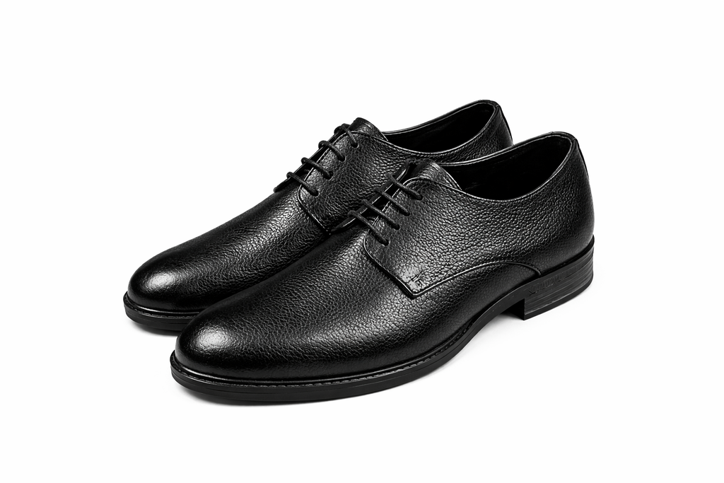 Trueman's London Men’s Plain Derby Shoes | Mild Leather