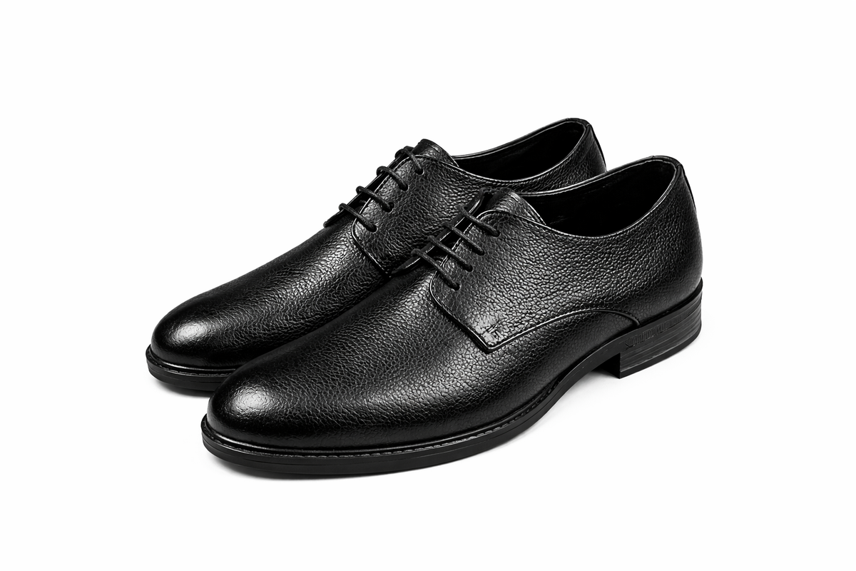 Trueman's London Men’s Plain Derby Shoes | Mild Leather