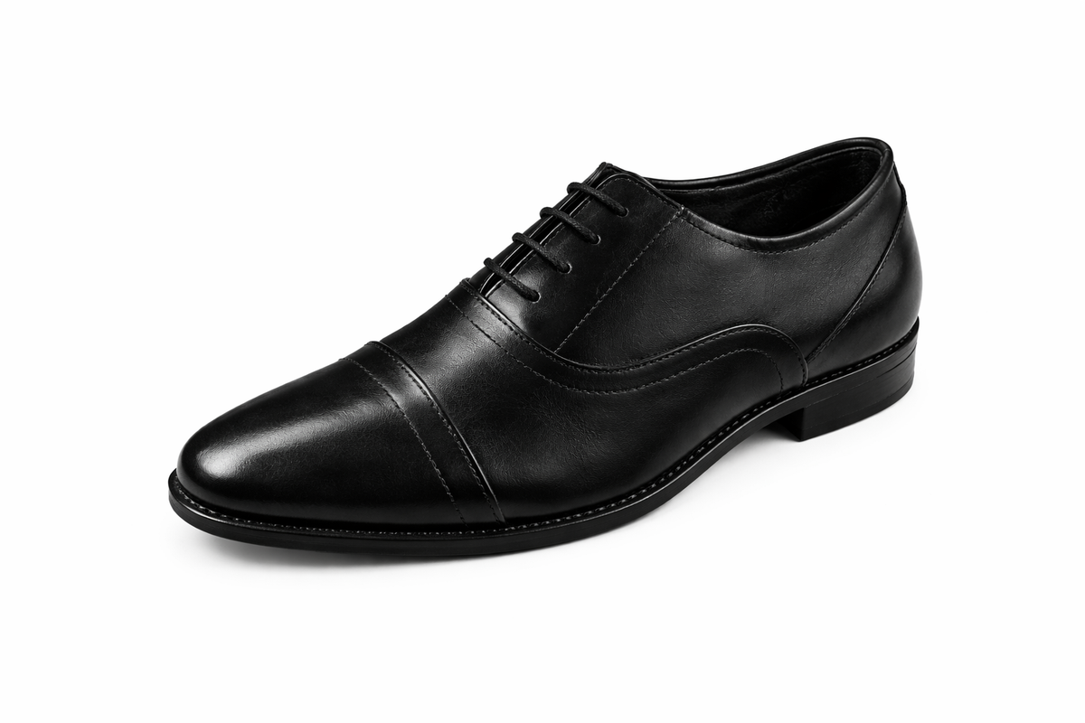 Trueman's London Men’s Cap Toe Oxford Shoes | Crust Leather