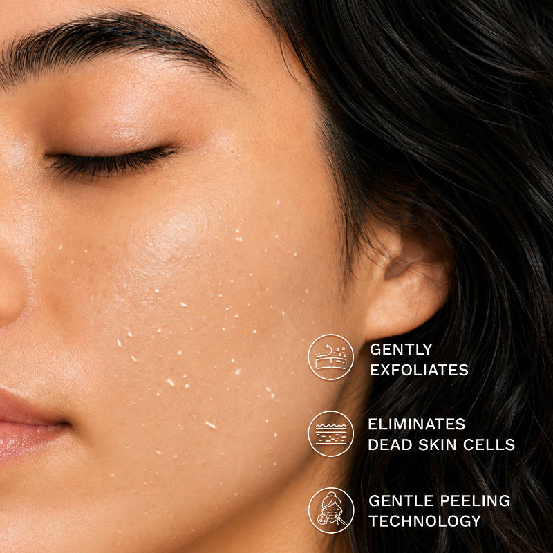 PAC Glow Melon Exfoliator - Gentle Peeling Technology, Hydrates, Eliminates Dead Skin Cells