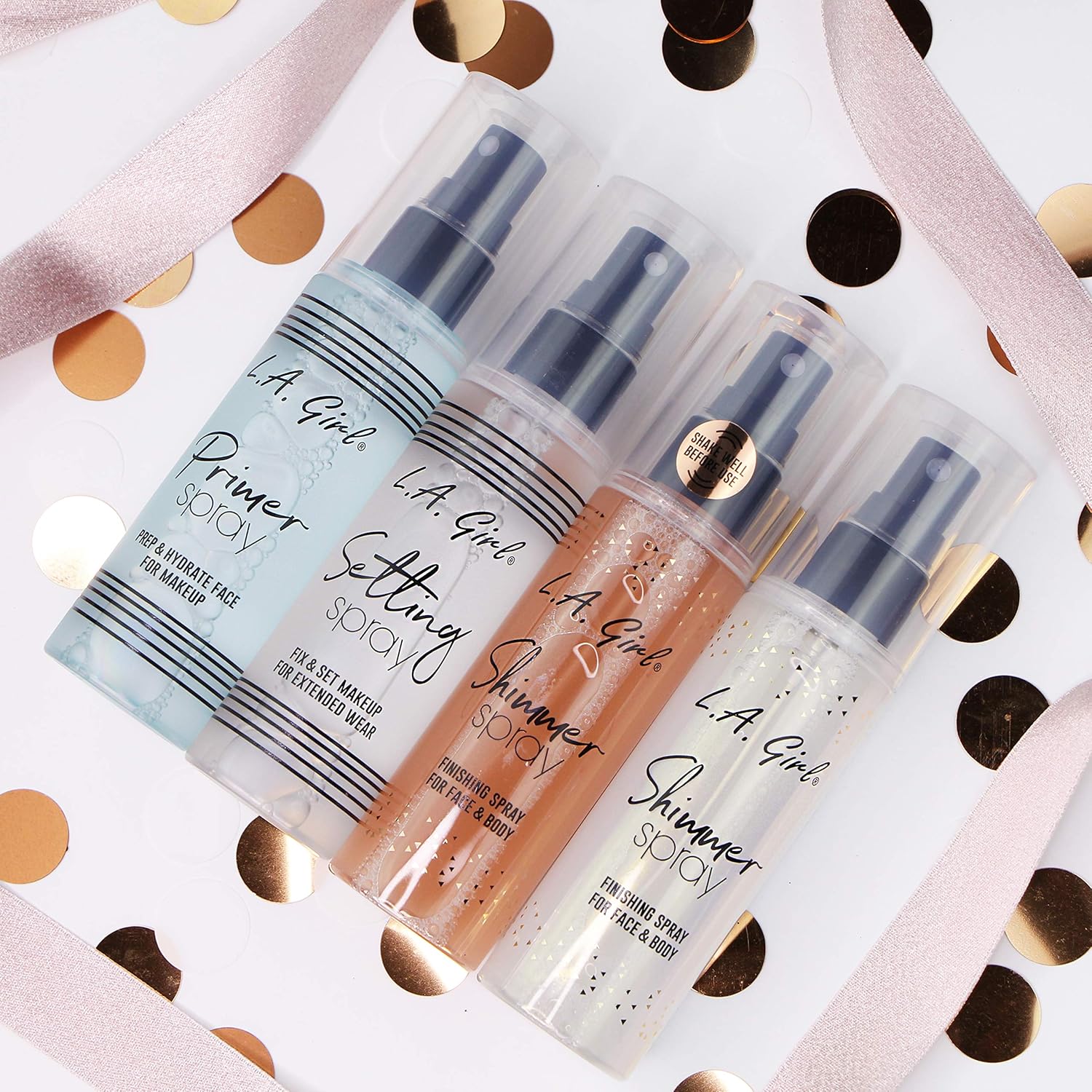 L.A GIRL Pro HD Setting Spray (Makeup Fixing), Clear, Long-Lasting, Lightweight - Clear, Hydrating And Sooth Skin, 30ml Finishing spray from L.A Girls
