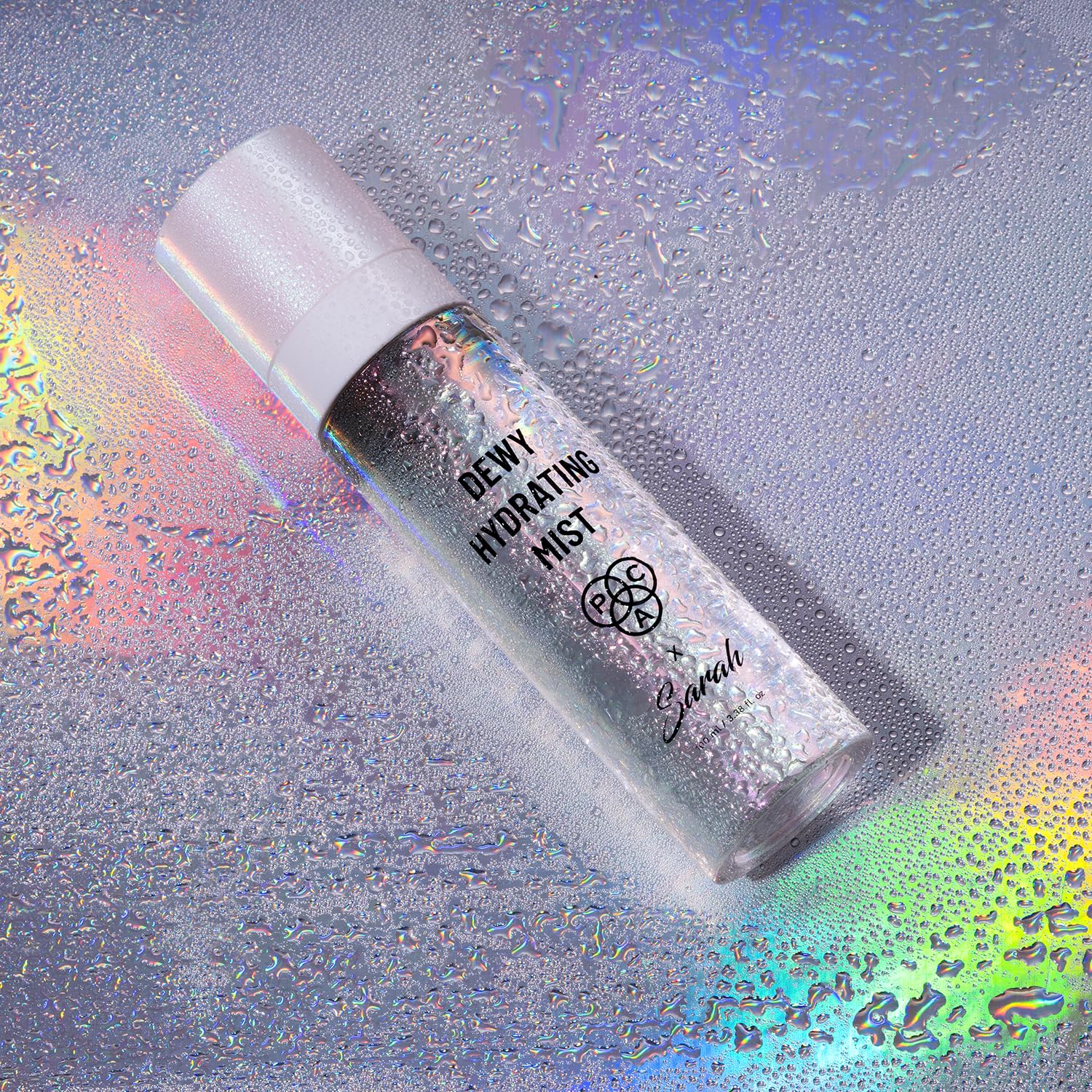 PAC X Sarah Dewy Hydrating Mist for Face Makeup | Long-Lasting & Lightweight Spray for Dew Kissed Glow | For Instant Hydration | Cruelty-Free & Vegan | Dermatologically Tested | 100 ml  from PAC