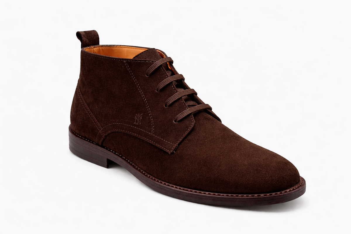 Trueman's London Men’s Chukka Boots | Suede Leather
