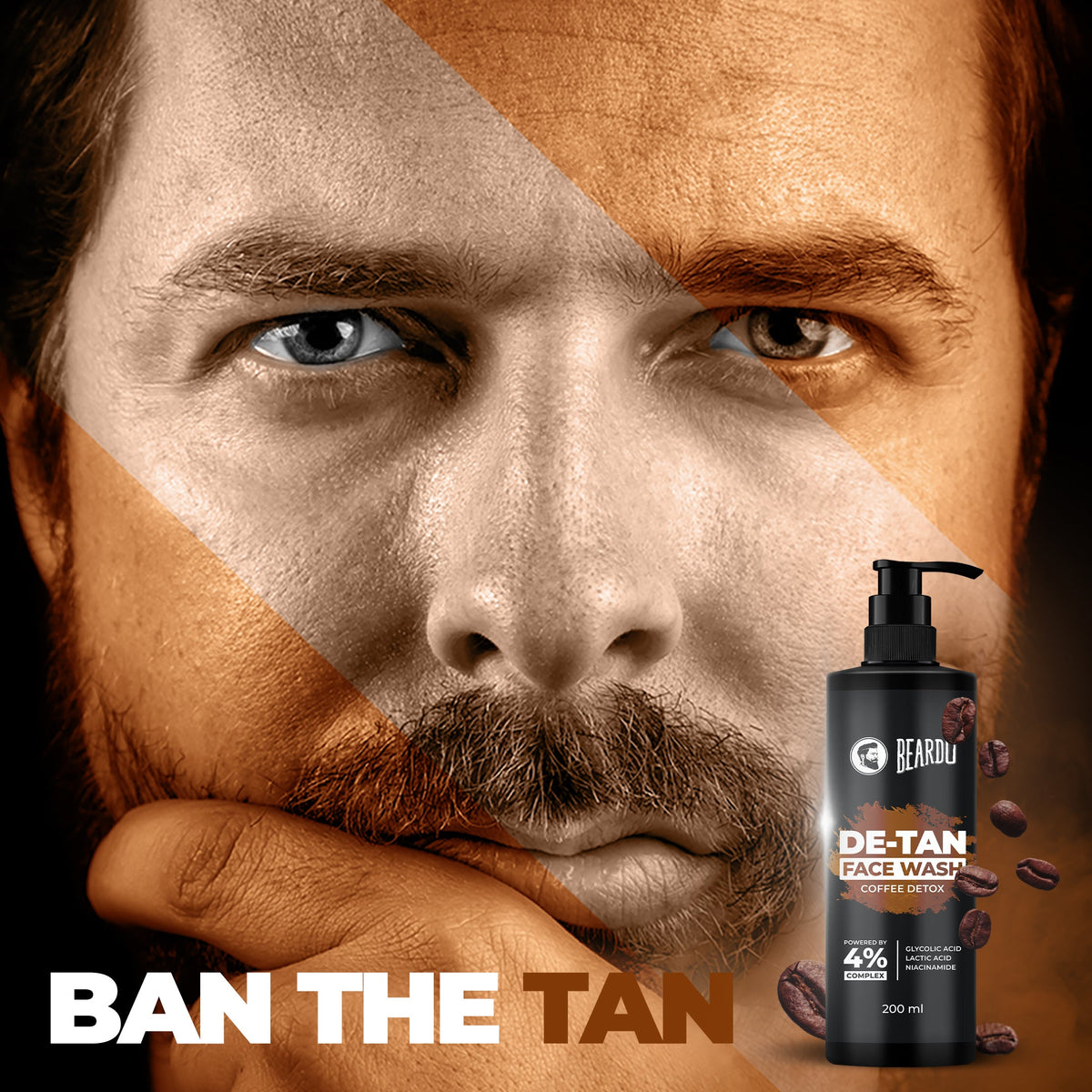 De-Tan Facewash for Men (200ml)