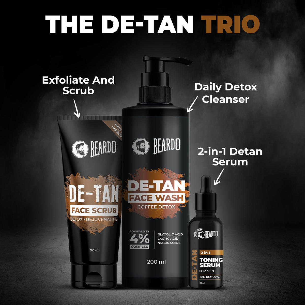 De-Tan Facewash for Men (200ml)