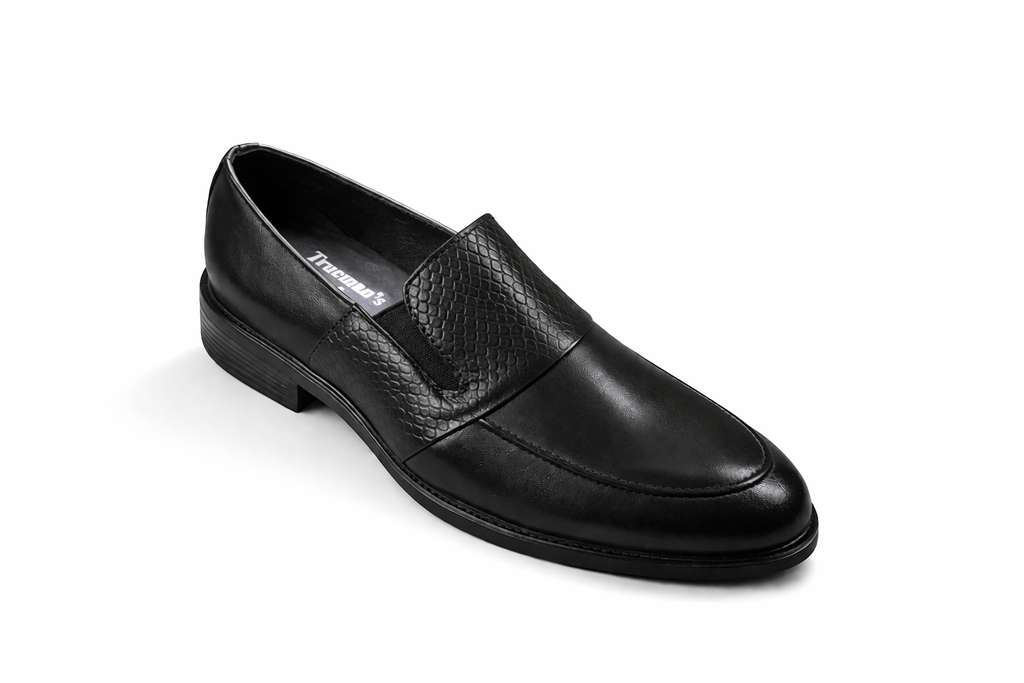Trueman's London Men’s Apron Toe Loafers | Crust Leather
