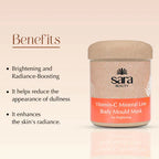 Sara Beauty Vit-C Mineral Line Body Mould Mask No-13 ( IN JAR) body wash from SARA BEAUTY