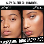 DIOR BACKSTAGE GLOW FACE PALETTE, Multi-Use Illuminating Makeup Palette - Highlight and Blush, 10g face powder from Dior
