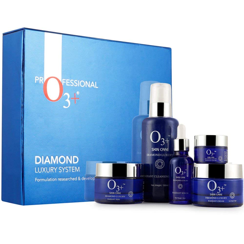 O3+ Diamond Luxury System Facial Kit For Bridal Makeup And Ultra Glow Treatments - Perfect For All Skin Type To Increase Shine And Glow On Face facial Kits from HAVIN.IN