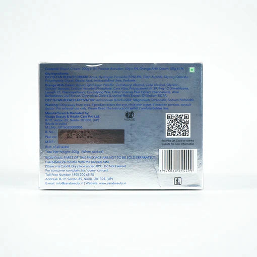 SARA Oxy D-TAN® Bleach Cream, 300 gm Bleach from SARA BEAUTY