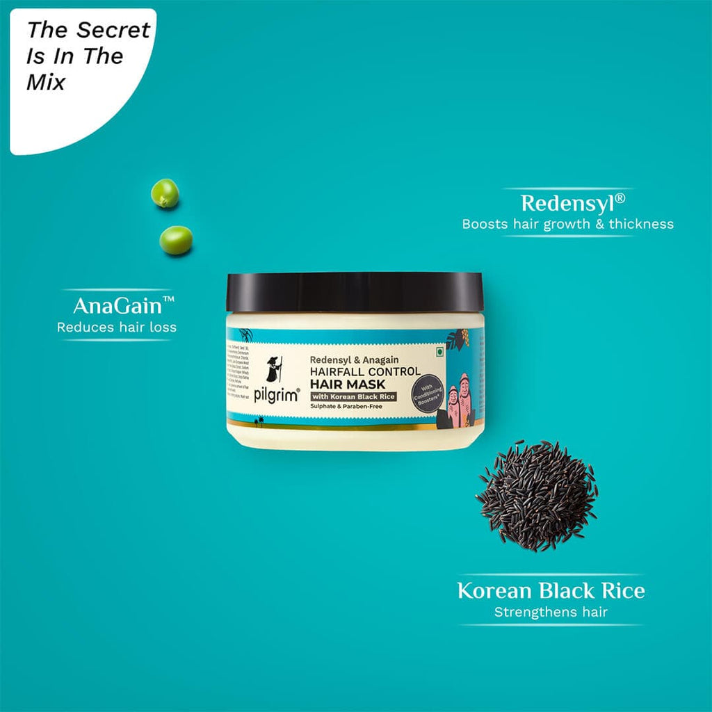 Pilgrim Redensyl & Anagain Hairfall Control Hair Mask (200gm)