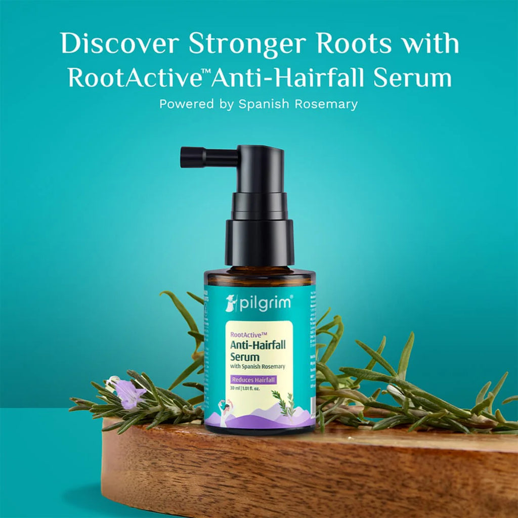 Pilgrim RootActive™ Anti-Hairfall Serum With Spanish Rosemary - 30 ml