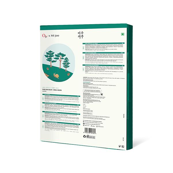 O3+ Mijoo Korea Glass Glow Facial Kit with Pine Cica & Snail Mucin - Ideal for Combination Skin 50 gm