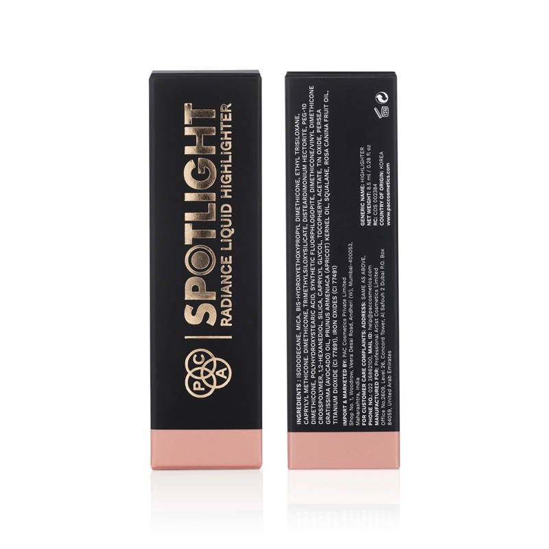 PAC Spotlight Radiance Liquid Highlighter - Lightweight, Longlasting Natural Luminous Glow