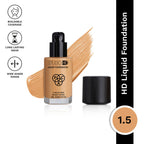 PAC Hd Liquid Foundation - 1.5 + Foundation Blending Brush 265 Combo