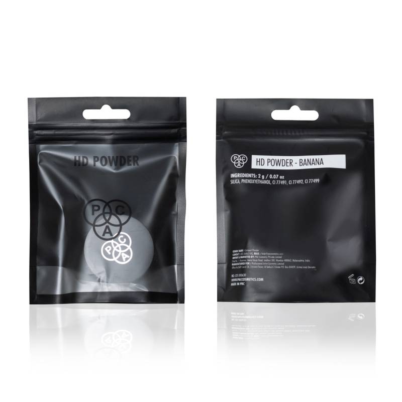 PAC HD Powder Banana - Absorbs Oil & Shine, Ultra Blurring Matte Finish, Prevents Flashbacks