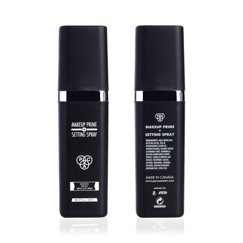 PAC Makeup Prime and Setting Spray - Lightweight Mist, Preps & Hydrates Skin, Sets Makeup Flawlessly