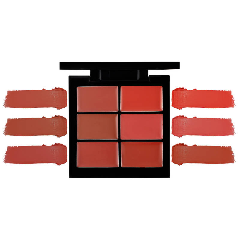 PAC Lip Palette Nude - One Swipe Intense Color Payoff, Insanely Pigmented, Comfortable Long Wear