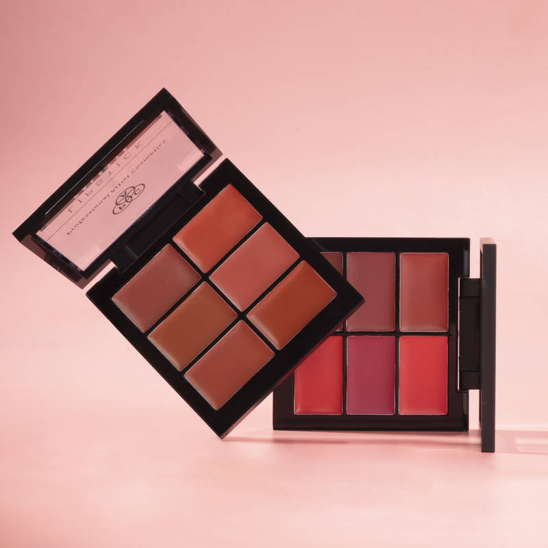 PAC Lip Palette Nude - One Swipe Intense Color Payoff, Insanely Pigmented, Comfortable Long Wear