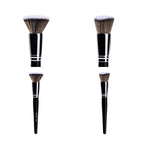 PAC Foundation Blending Brush 265 - Flat Kabuki, Dense Soft Synthetic Bristles for Airbrush Finish