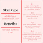 O3+ D-Tan Facial kit for tan removal & brightness for tanned & dull skin, 45g peel off mask from O3+