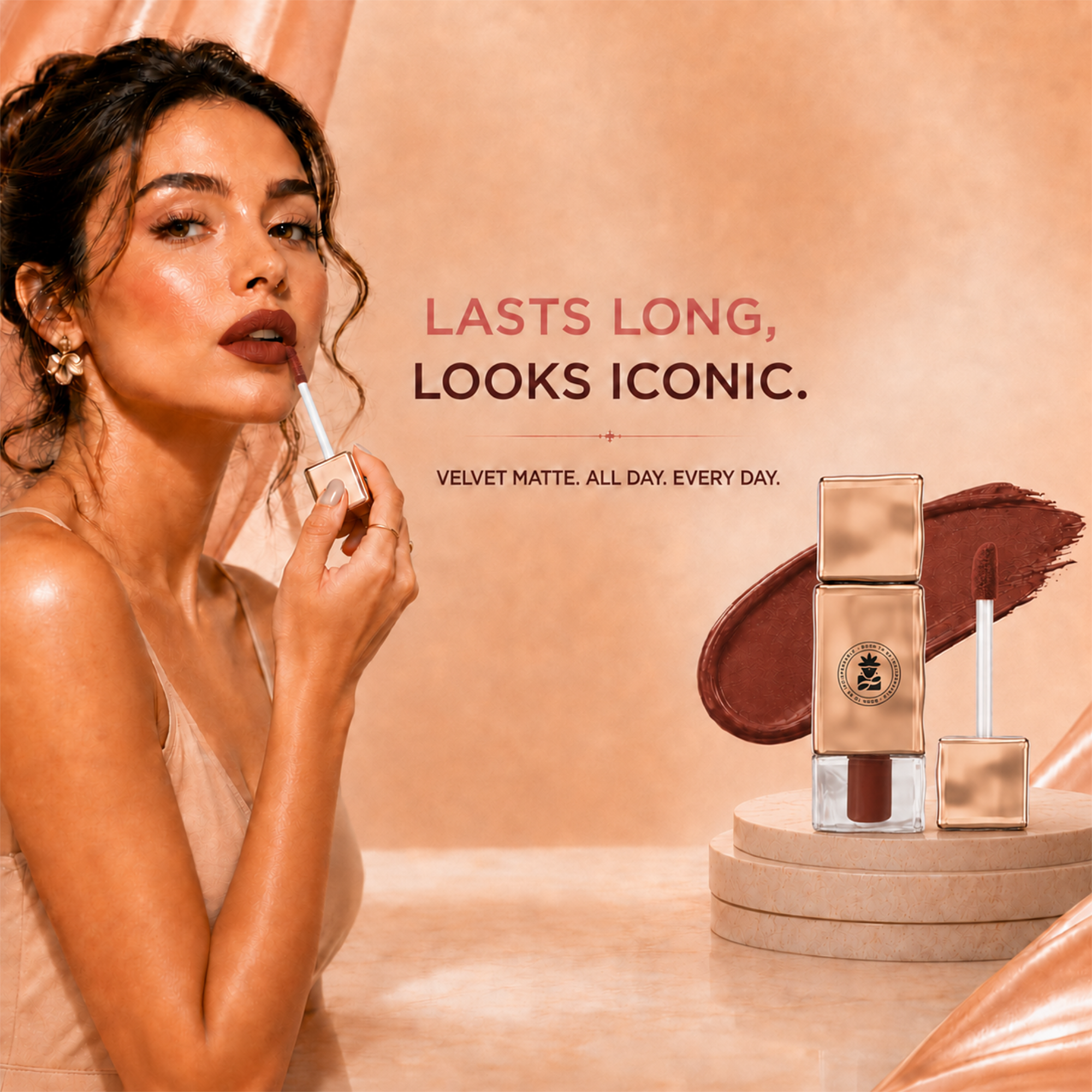 BOBI Velvet Matte Liquid Lipstick (2.5 ml) (DIVA 12)