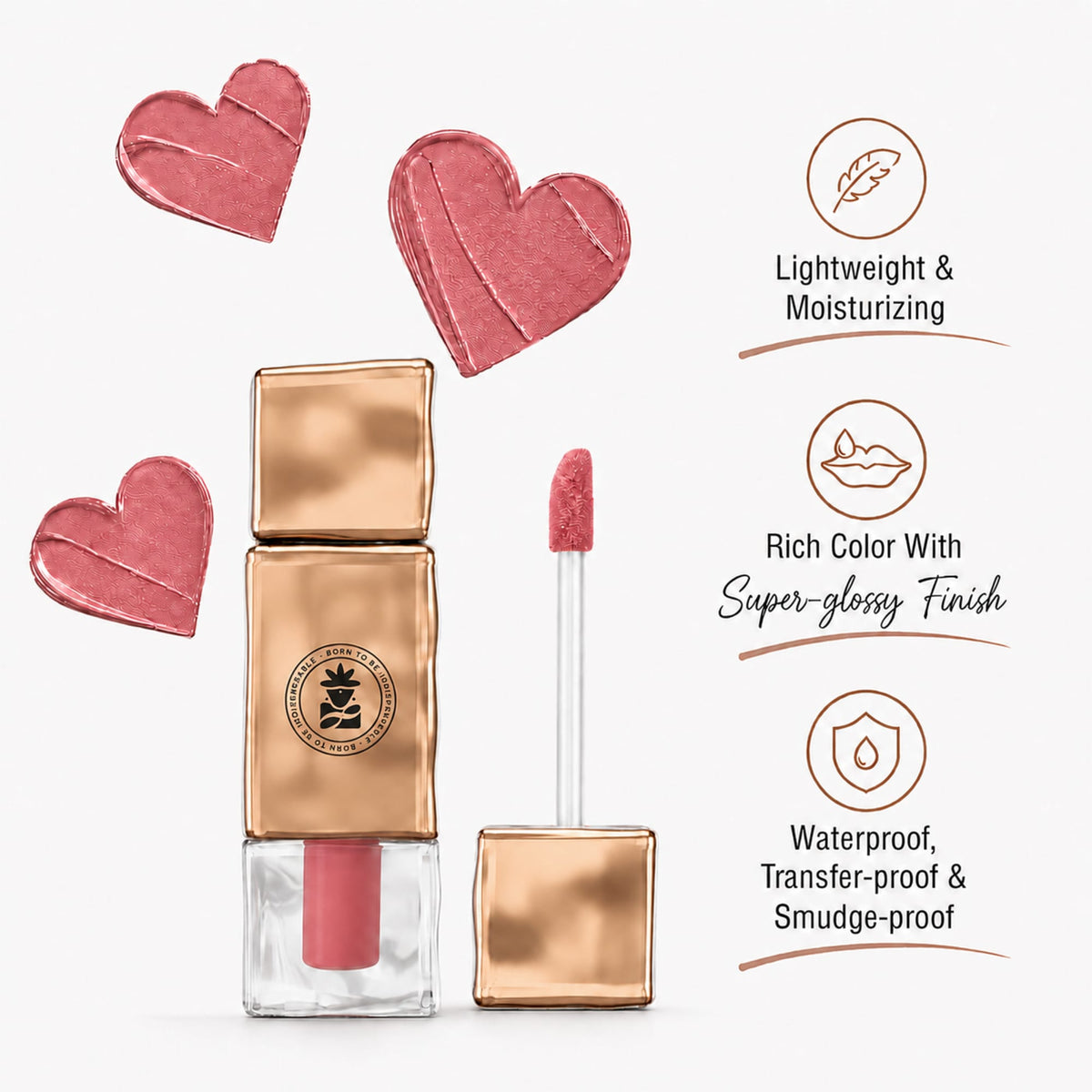 BOBI Velvet Matte Liquid Lipstick (2.5 ml) (GLOW 01)