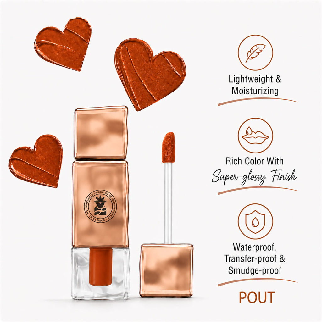 BOBI Velvet Matte Liquid Lipstick (2.5 ml) (POUT 10)