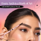 BOBI Eyebrow Pencil  | Waterproof Smudgeproof Finish -5 gm (Black)
