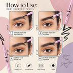 BOBI Eyebrow Pencil  | Waterproof Smudgeproof Finish -5 gm (Black)