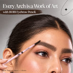 BOBI Eyebrow Pencil  | Waterproof Smudgeproof Finish -5 gm (Brown)