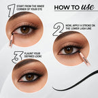 BOBI 24 Hours Kajal For Eyes | Smudgeproof Waterproof Formula | Deep Black Pigment | Cruelty-Free Paraben-Free | Smooth Application | Long Lasting Wear-1.5 gm (Black)