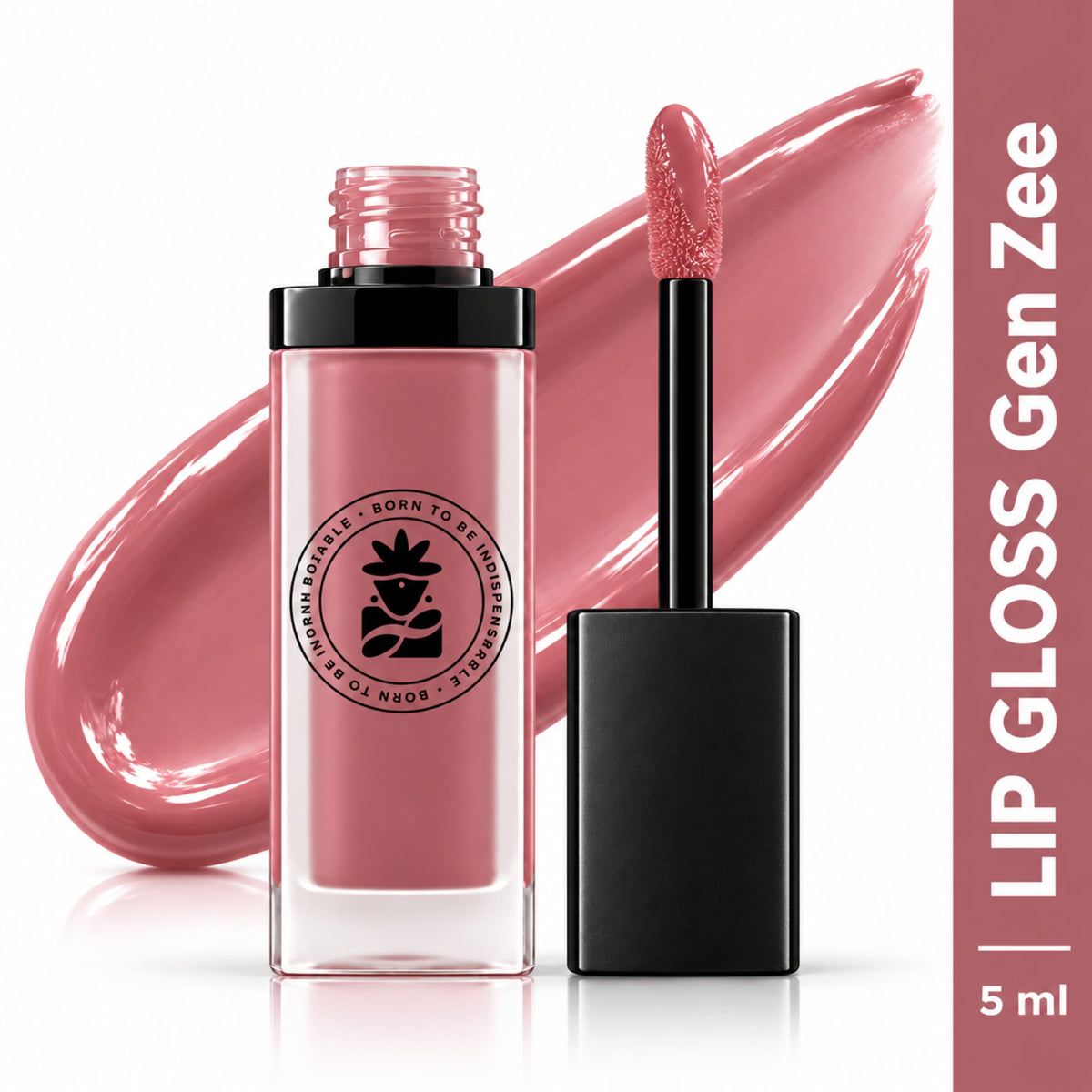 BOBI High Shine Lip Gloss–Non Sticky Hydrating Gloss (5 ml) (Gen Zee)