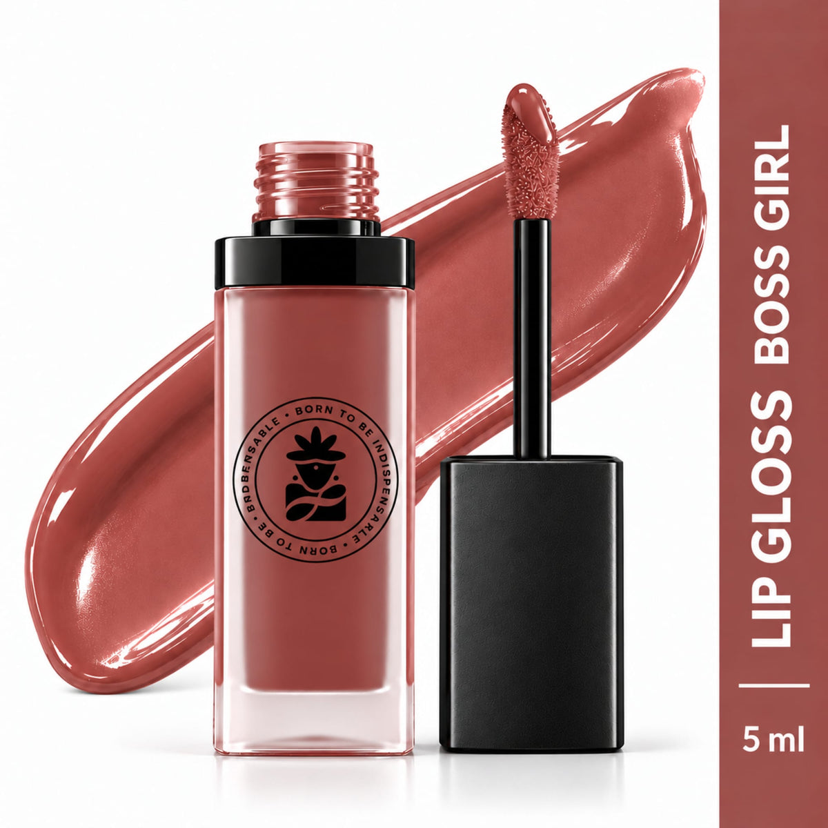 BOBI High Shine Lip Gloss–Non Sticky Hydrating Gloss (5 ml) (Boss Girl)