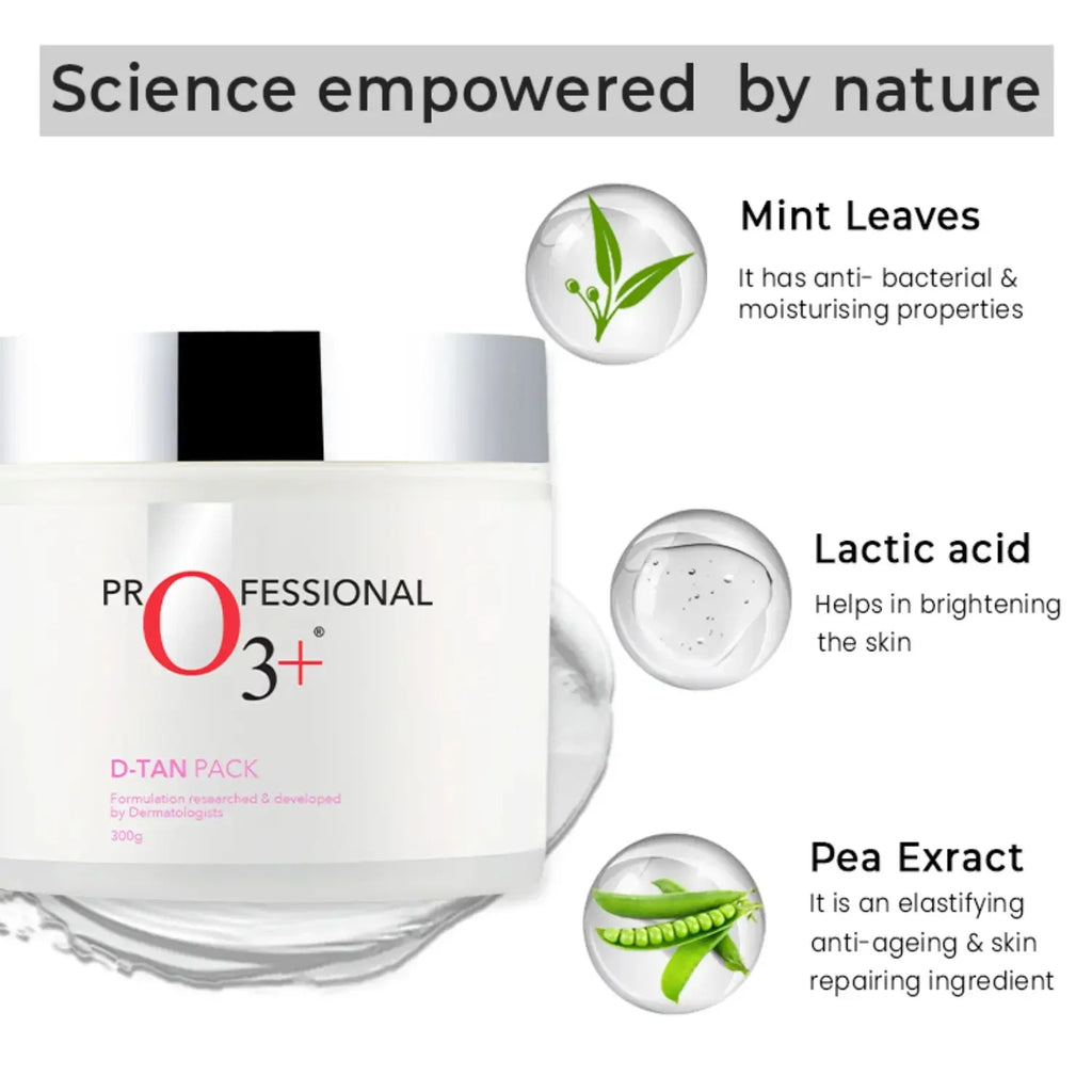 O3+ D Tan Pack (300g) face pack from O3+