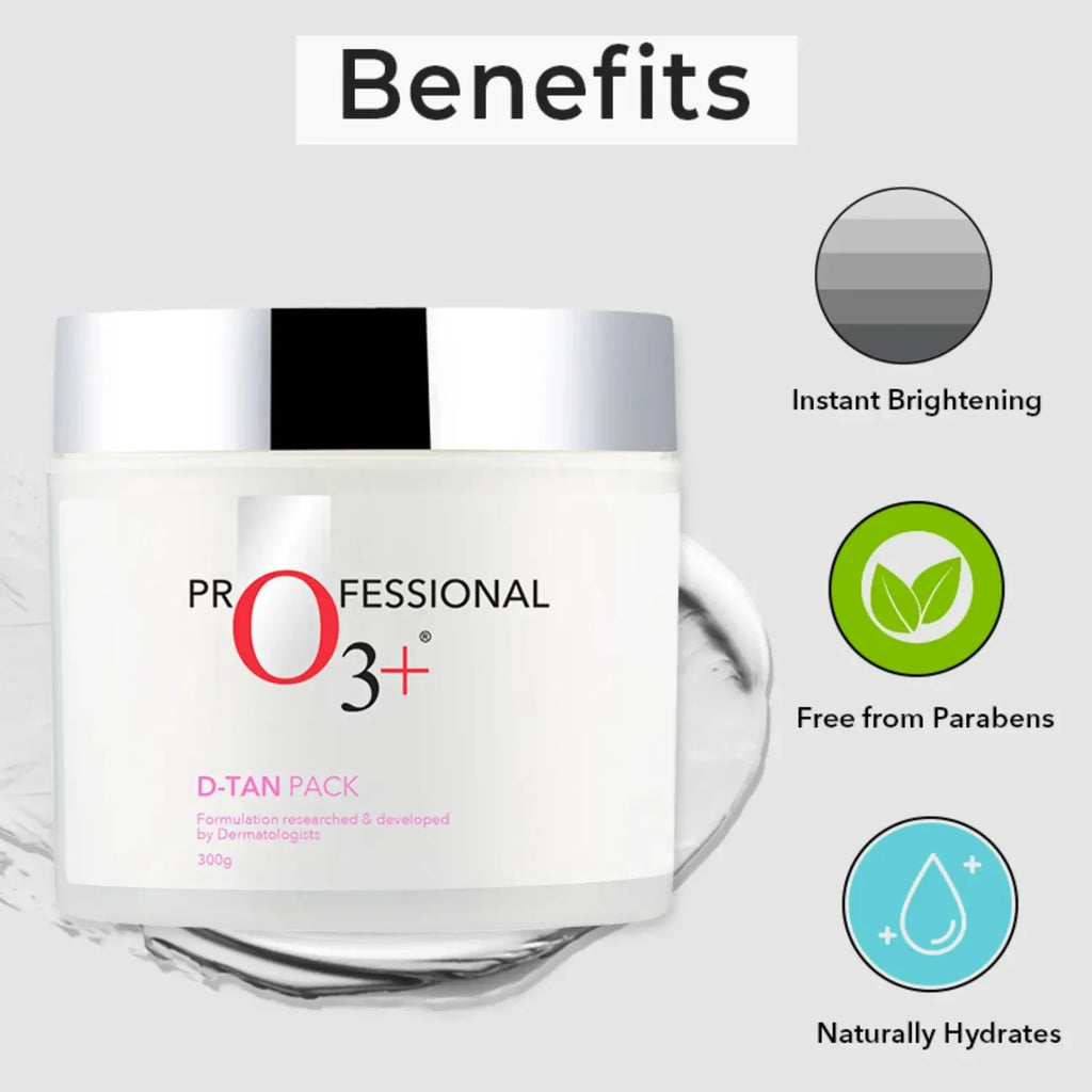 O3+ D Tan Pack (300g) face pack from O3+