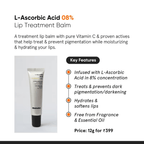 Minimalist 8% L-Ascorbic Acid Lip Treatment Balm (12 g) lip balm from HAVIN