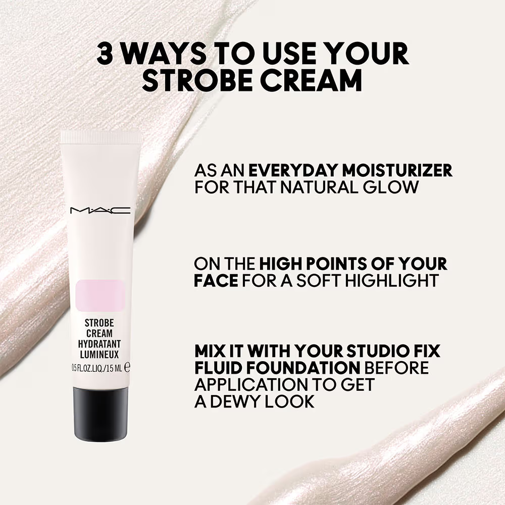 M.A.C Strobe Cream / Mini Hydratant Lumineux Pinklite (15ml) Face Cream from HAVIN