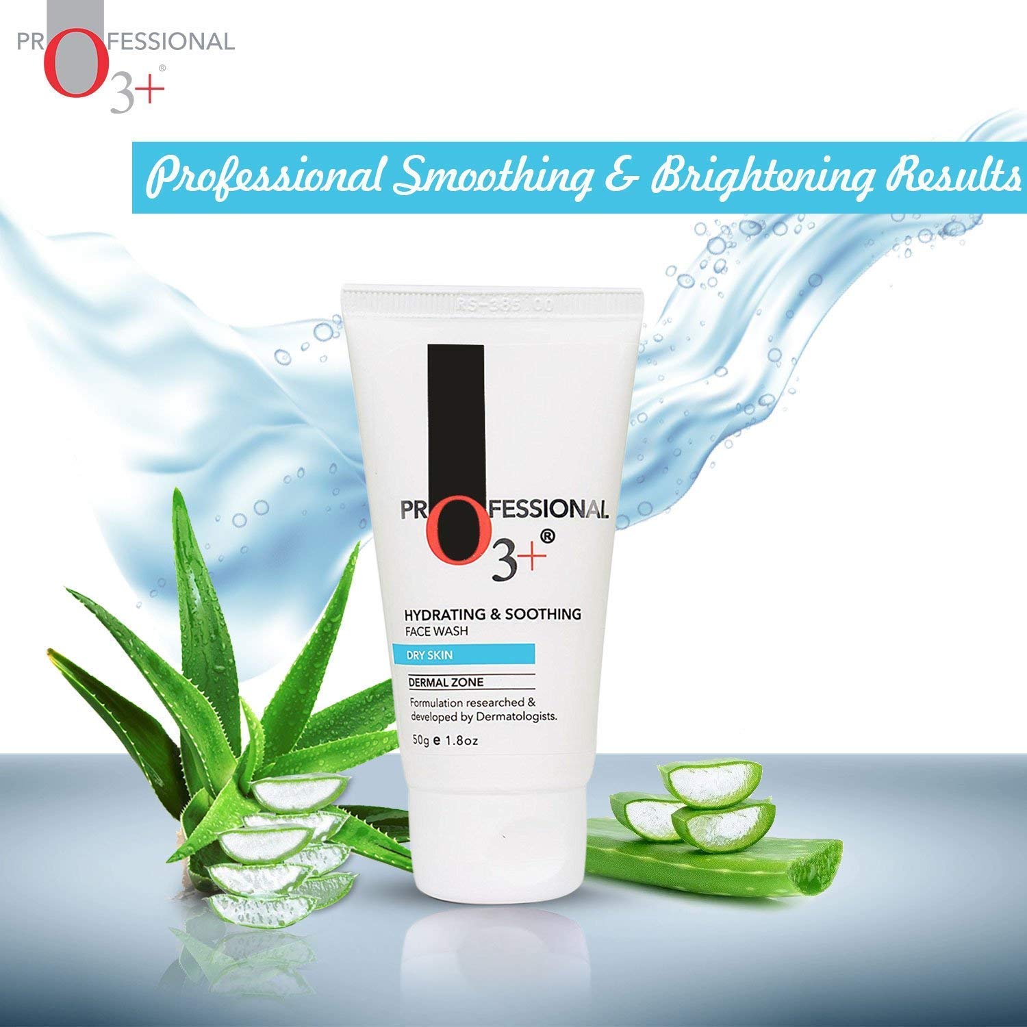 O3+ Hydrating & Soothing Face Wash with Aloe Vera and Cucumber Extracts, 50g face Wash from O3+