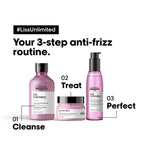 L'Oréal Professionnel Liss Unlimited Shampoo With Pro-Keratin And Kukui Nut Oil For Rebellious Frizzy Hair, Serie Expert, 300Ml Shampoo from loreal pro paris