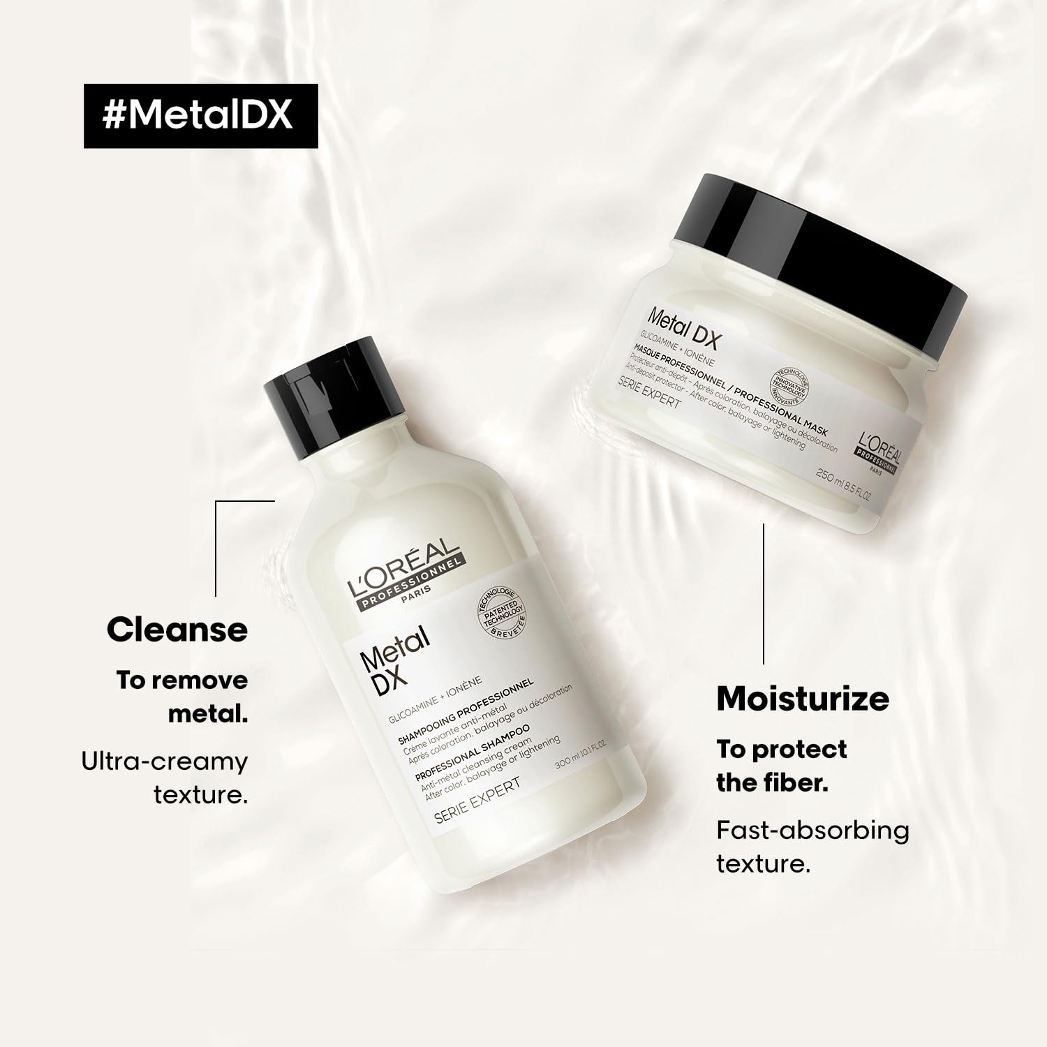 L’Oréal Professionnel Serie Expert Metal DX Anti-Metal Cleansing Cream Shampoo (300ml) Shampoo from loreal pro paris