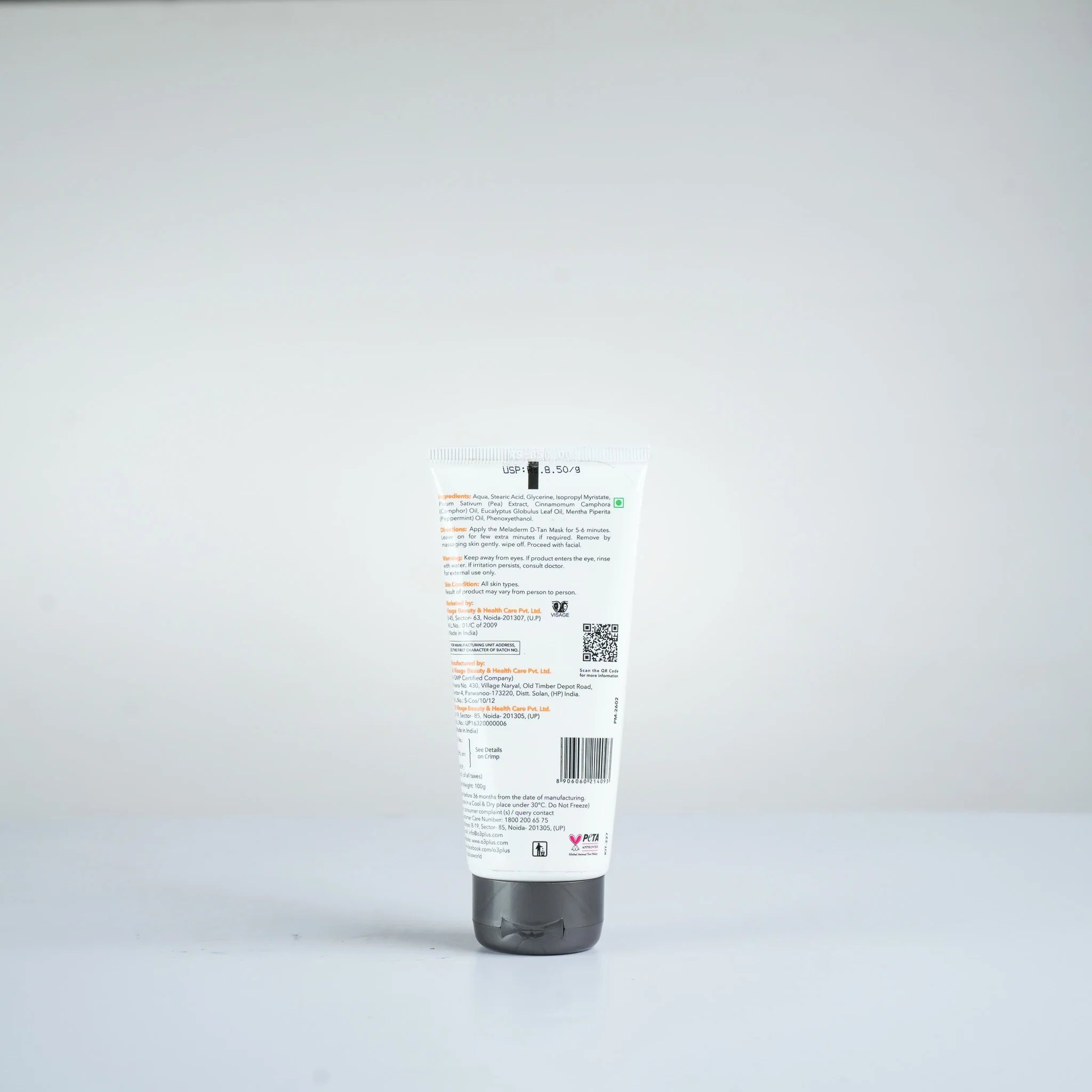 O3+ professional Professional Meladerm D Tan Mask (100gm)