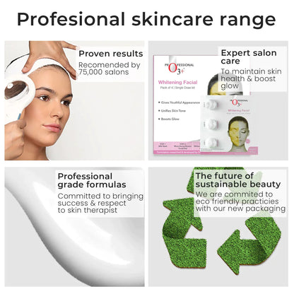 O3+ Whitening Facial Kit Pack of 4 for Dull Skin facial Kits from O3+