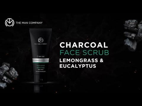 The Man Company Charcoal Face Scrub With Charcol & Eucalyptus(100gm)