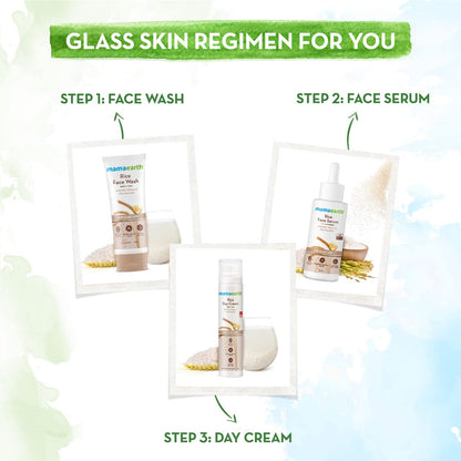 mamaearth Rice Face Wash With Rice Water & Niacinamide for Glass Skin - 100 ml